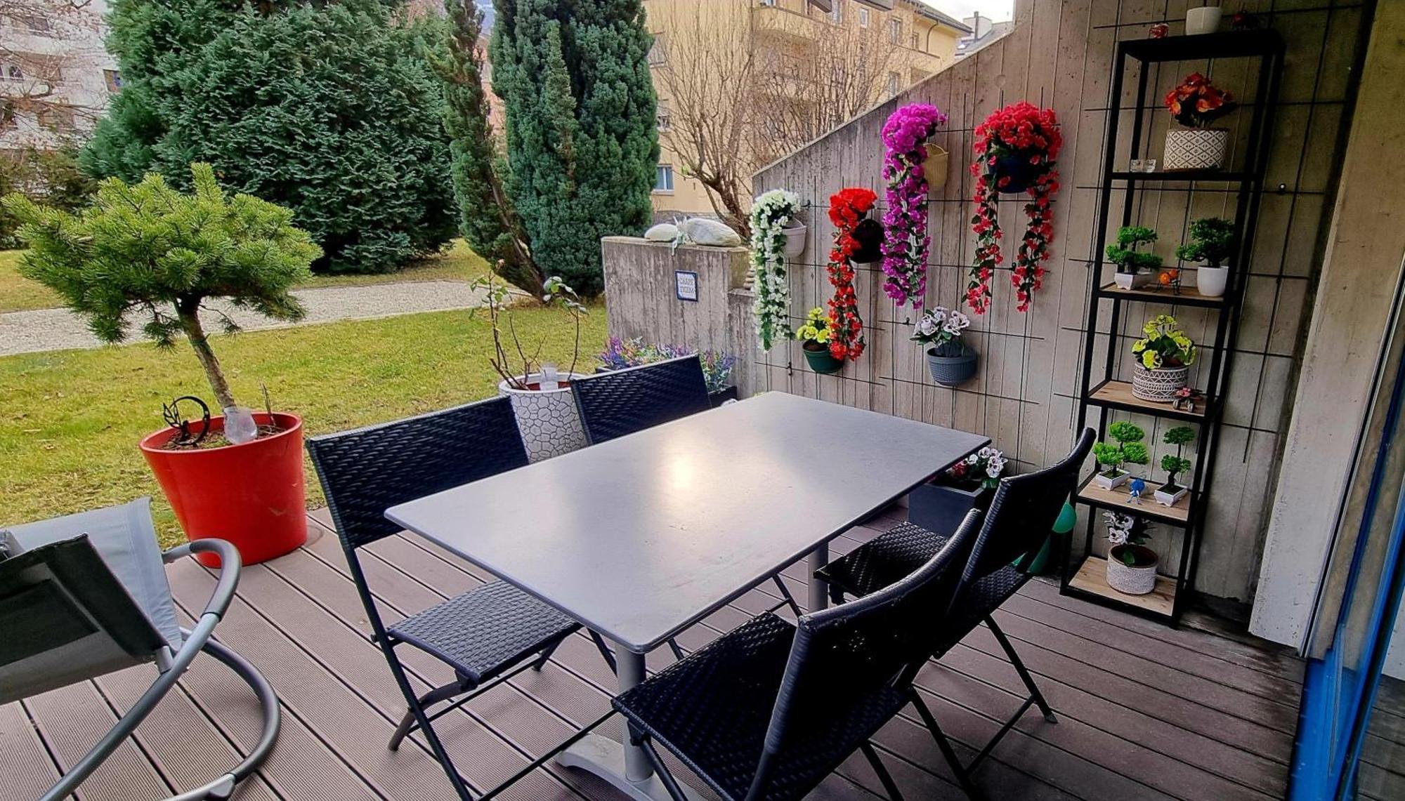 Appartement Avec Terrasse Sion Kültér fotó